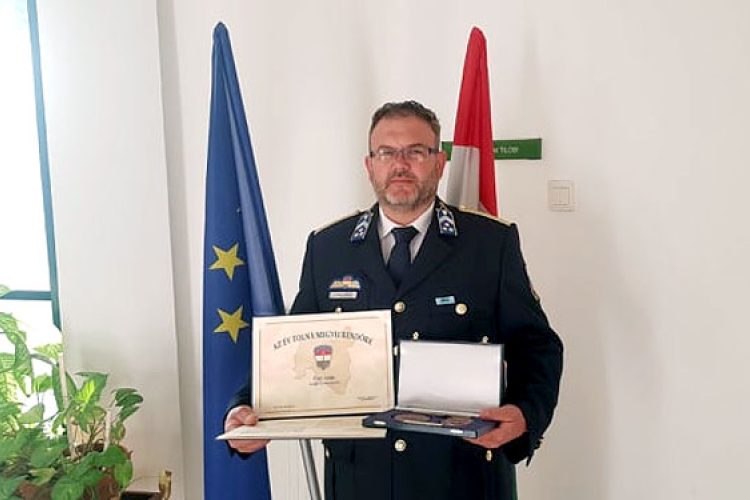 A dombóvári Cser Attila az egyik kitüntetettje az Év Tolna Megyei Rendőre elismerésnek