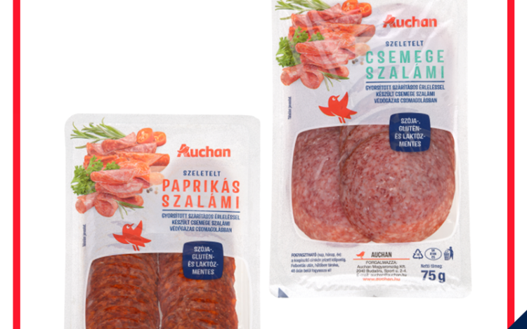NKFH: csemege és paprikás szeletelt szalámit hívott vissza az Auchan
