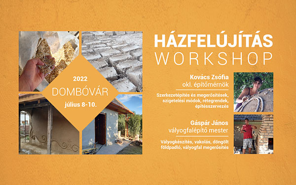 Házfelújítás workshopot szerveznek Dombóváron