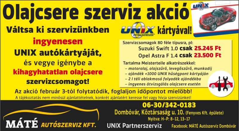 Máté Autószerviz Kft.