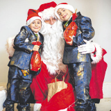 Fotó az „igazi” Mikulással