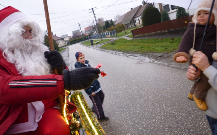 Lovas Mikulás járt Kaposszekcsőn